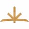 Ekena Millwork Alberta Rough Sawn Timber Gable Bracket, Western Red Cedar, 84"W x 45"H x 6"D x 6"F, 13/12 Pitch GBW084X45X0606ALB00RWR - alternate 1